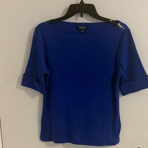 Ralph Lauren Royal Blue Women's Blouse